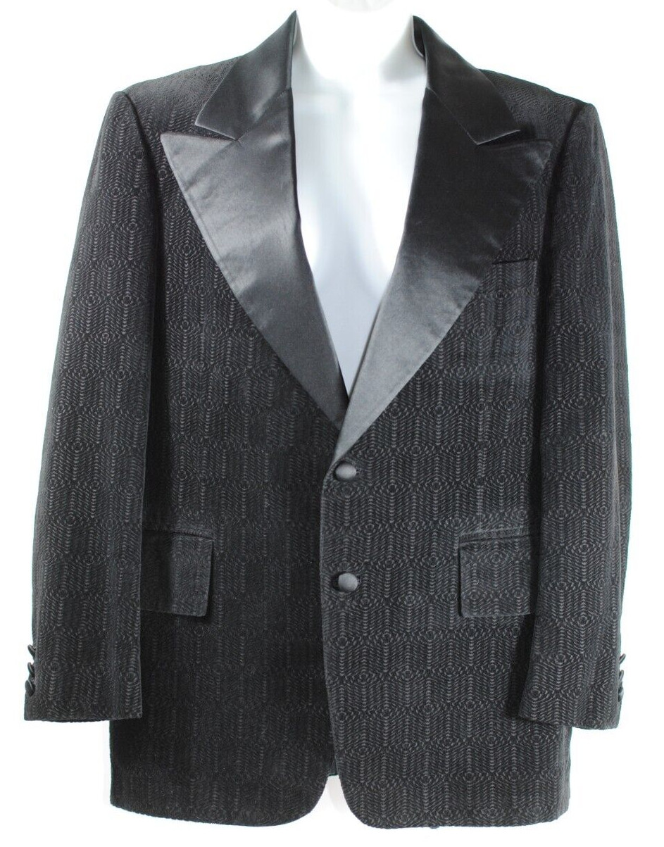 Vintage I. Magnin & Co. Amalgamated Clothing Formal Unisex Tuxedo Black Jacket