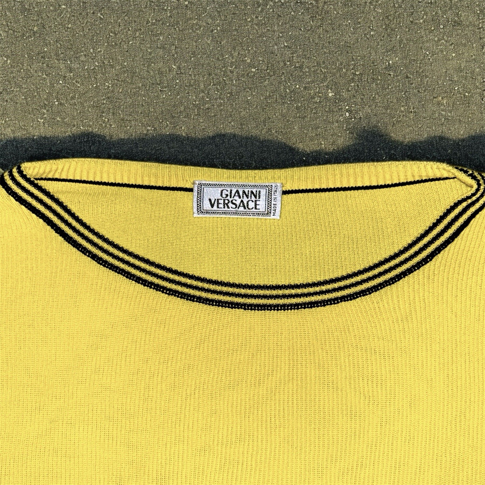 Vintage Gianni Versace Knit Sweater – Made in Italy
