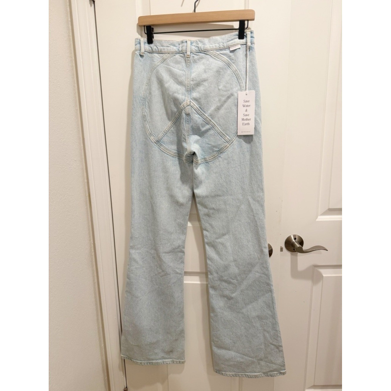 BOYISH The Ricky Peace Jeans in Flashback Wash NWT size 28 High Rise Flare