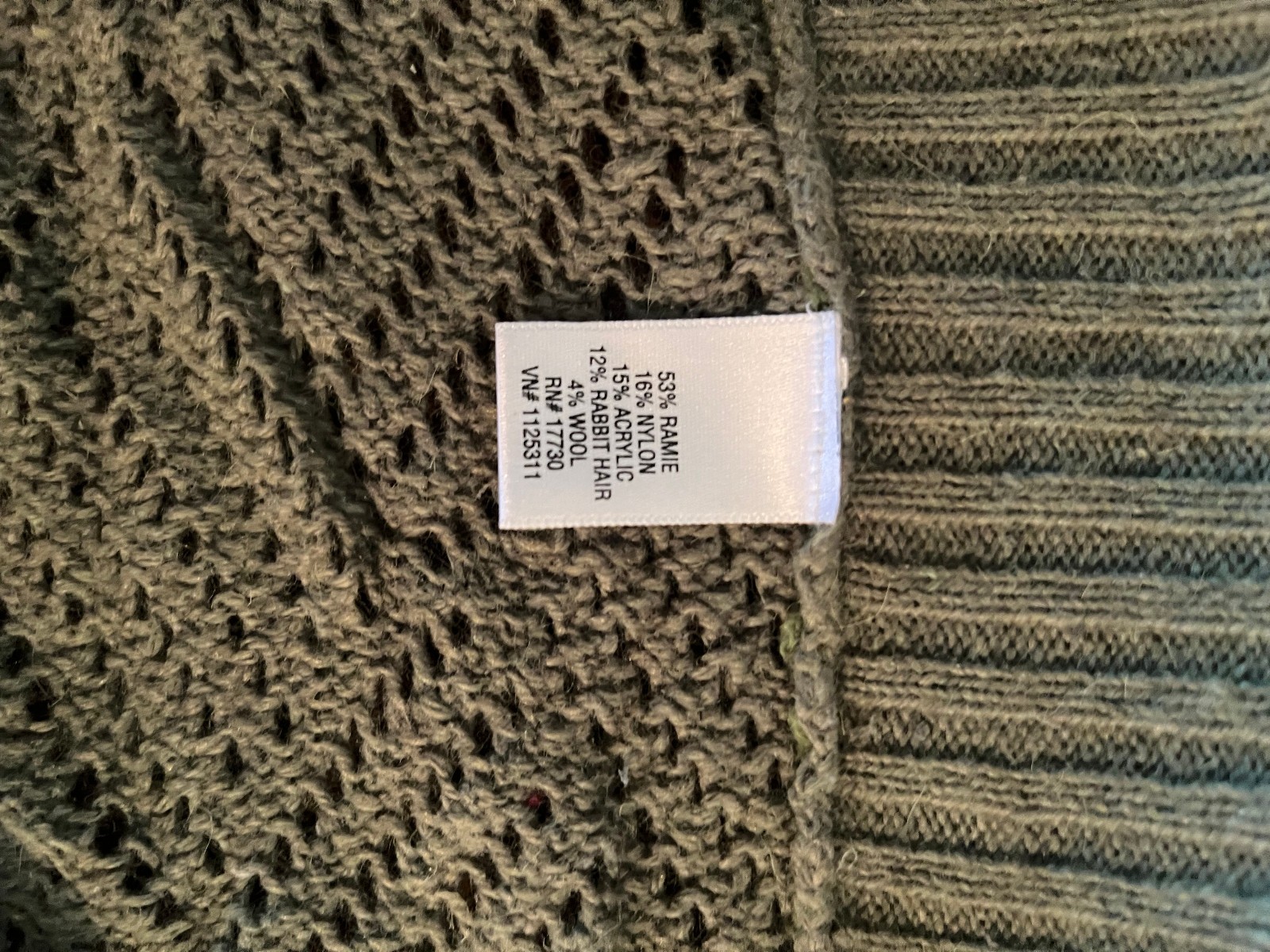 Vintage Y2K Bolero, Crop, Shrug, Soft Ramie & Rabbit Hair Knit, Cottagecore, XS