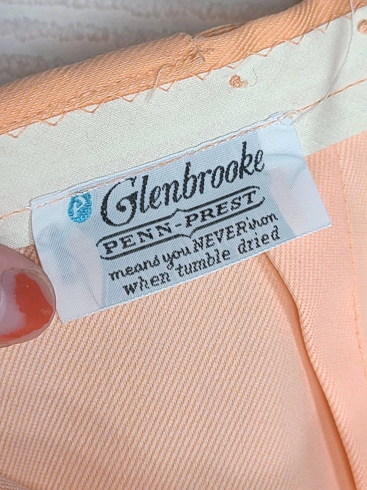 NOS Vintage 1960s Women’s Shorts 31w Large Orange Canvas Adjustable Waist Retro