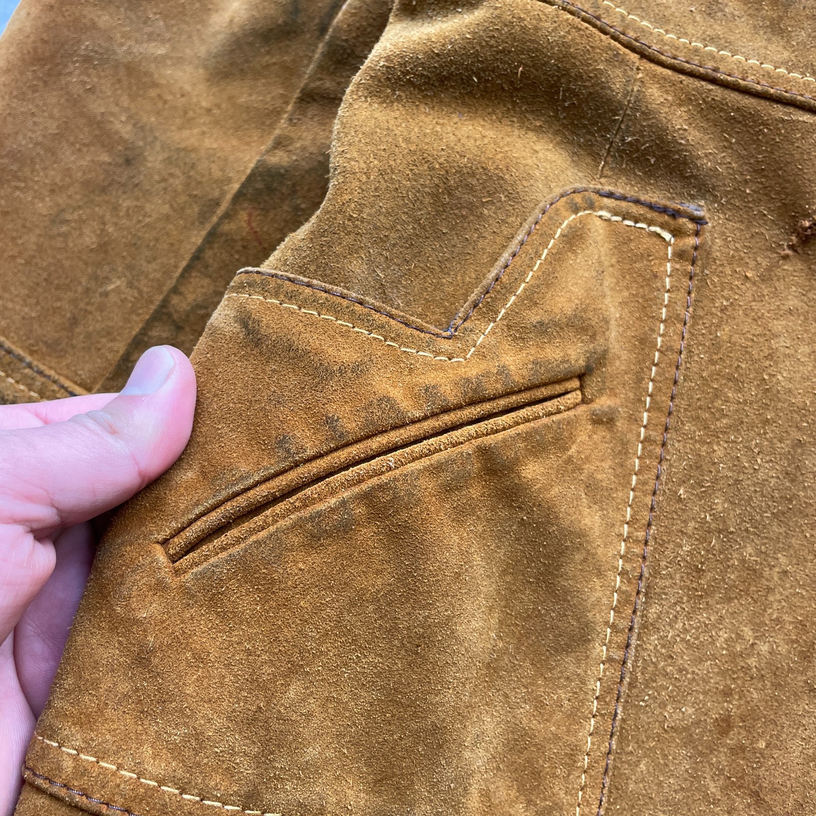 VTG 70s Great Things From Canada Suede Leathercraft Tan Coat Women’s Small 11/12