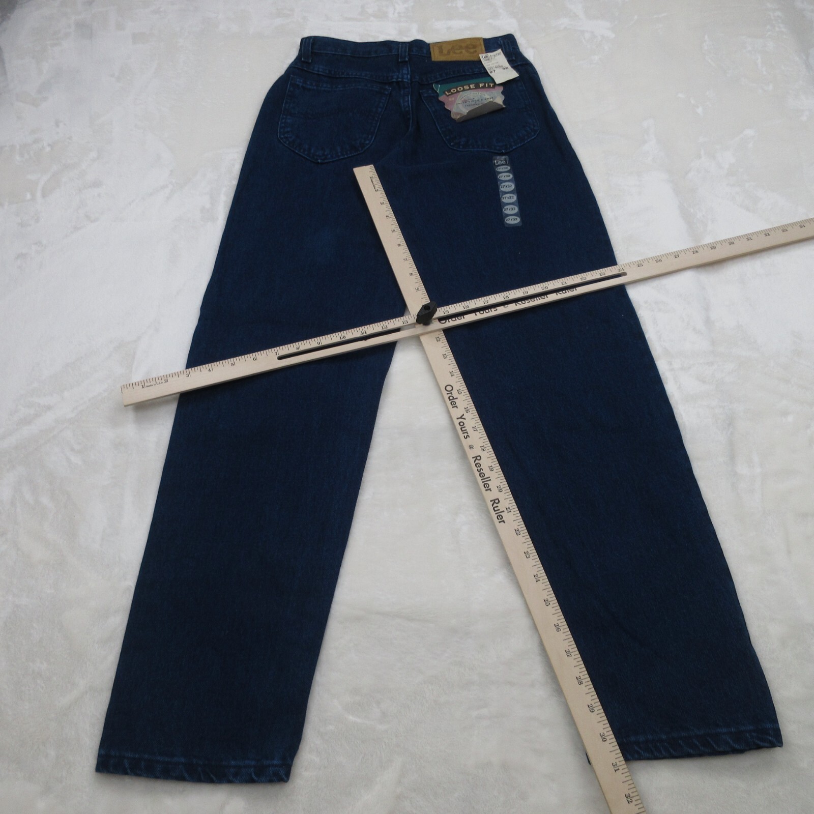 NEW Vintage LEE Jeans Mens 27X32 Student Loose Fit Tapered Leg Denim USA Made