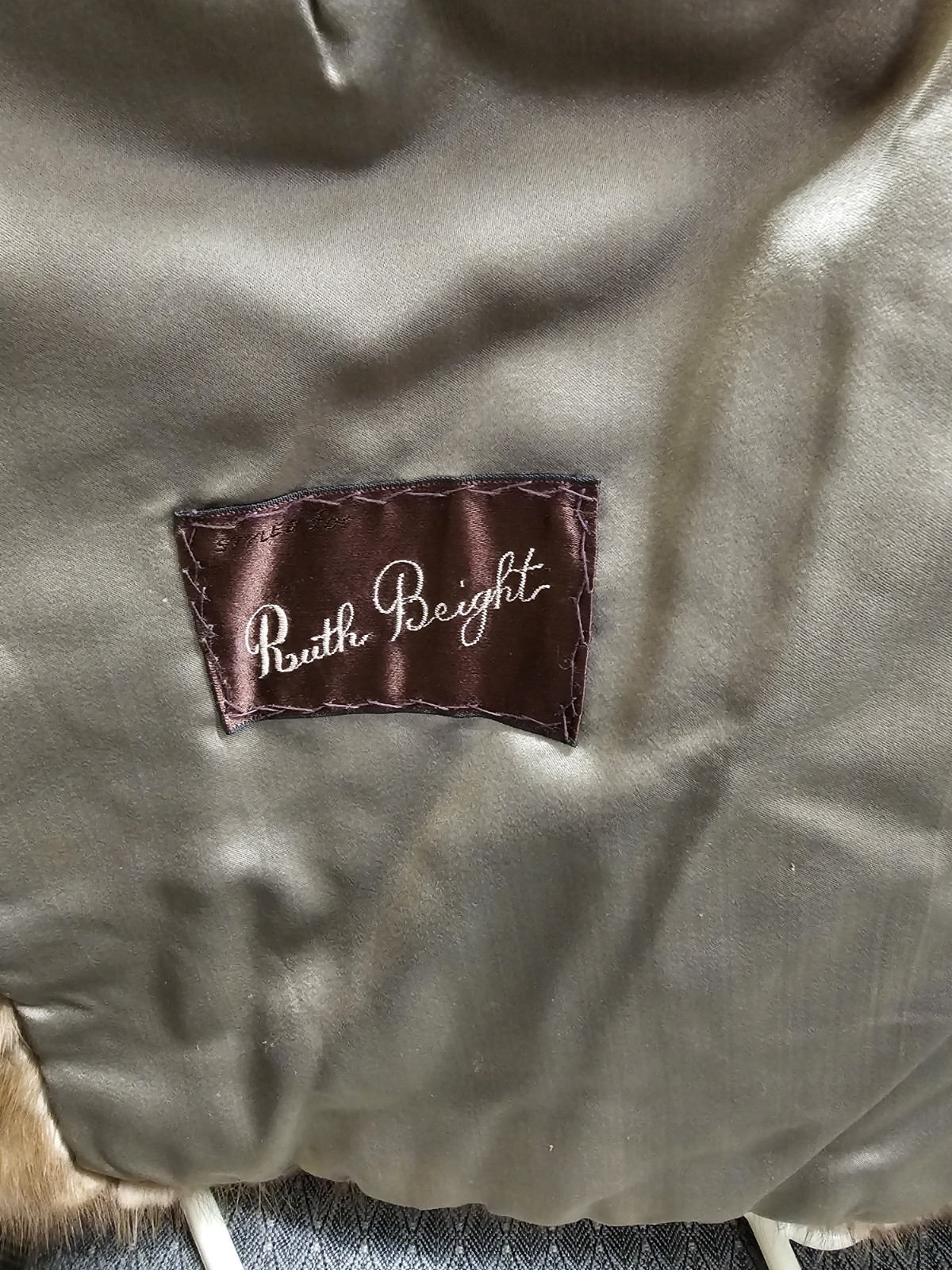 Vintage Mark Emba Autumn Haze Brand Genuine Mink Fur Jacket