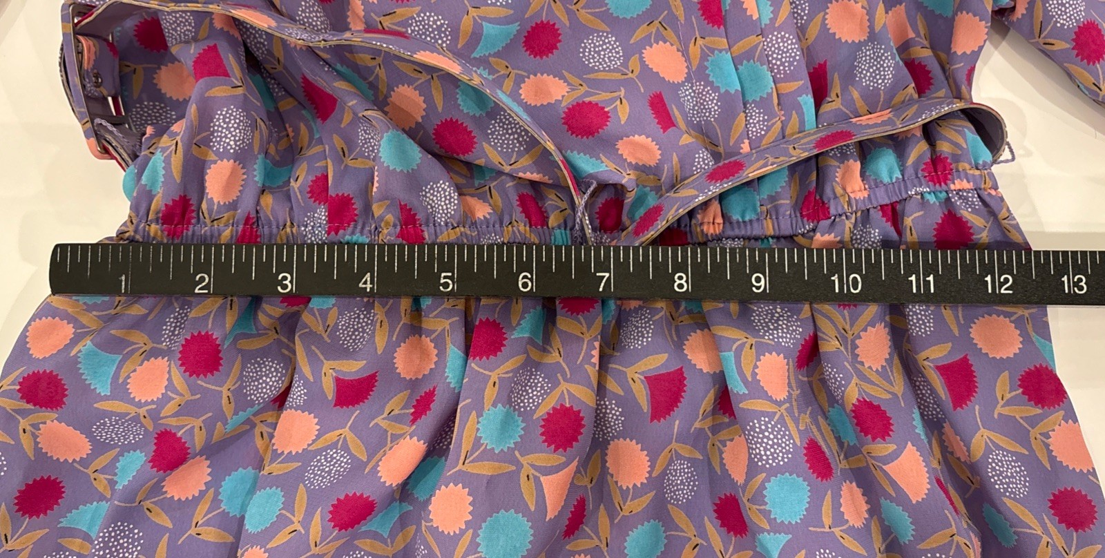 Lady Carol of New York Floral Dress Size Small 4-6 (Tag 12) NOS VTG 1982