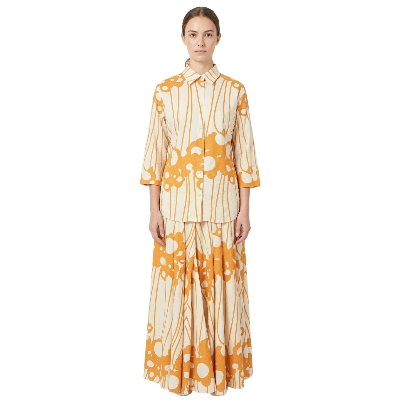 VTG 1970s Marimekko PURO Mod Floral 2pc Set Mika Piirainen Wakisaka L