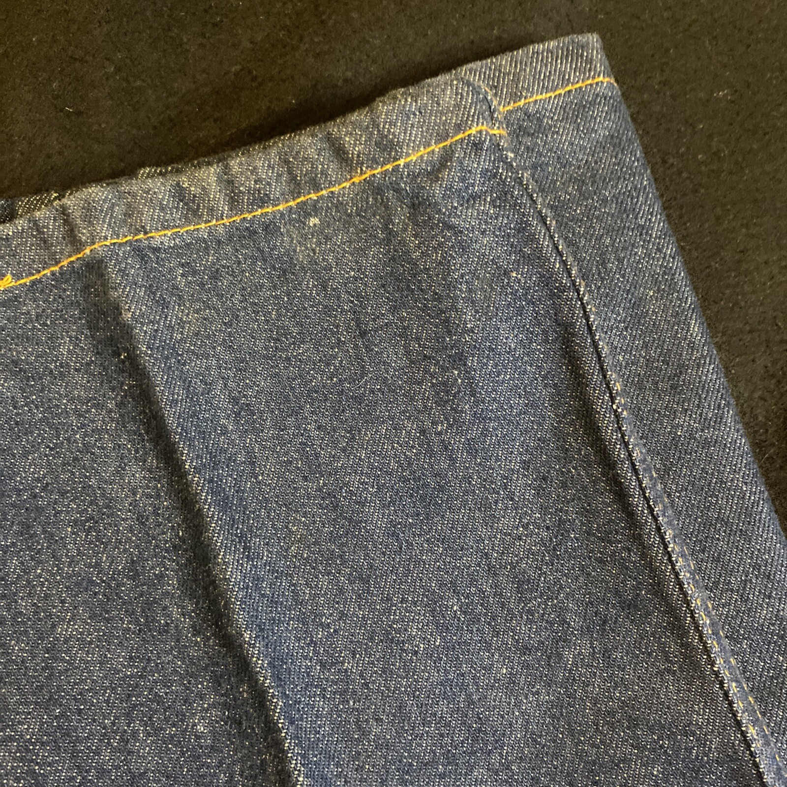 vtg 70s womens Dark Jeans Chic By H.I.S 8/9