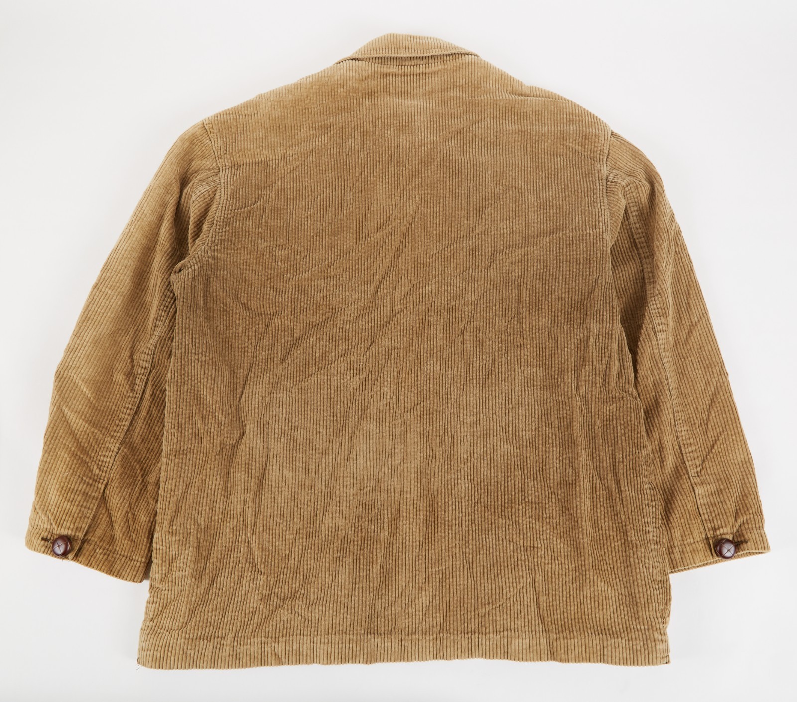 Vintage Smythe and Company Brown Corduroy Jacket Unisex Size Medium Oversized