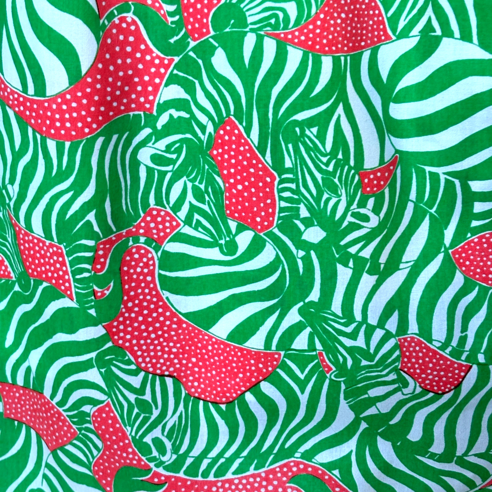 VTG LILLY PULITZER Pink/Green Zebra Brazilian Court Golf Skirt Skort Pockets!