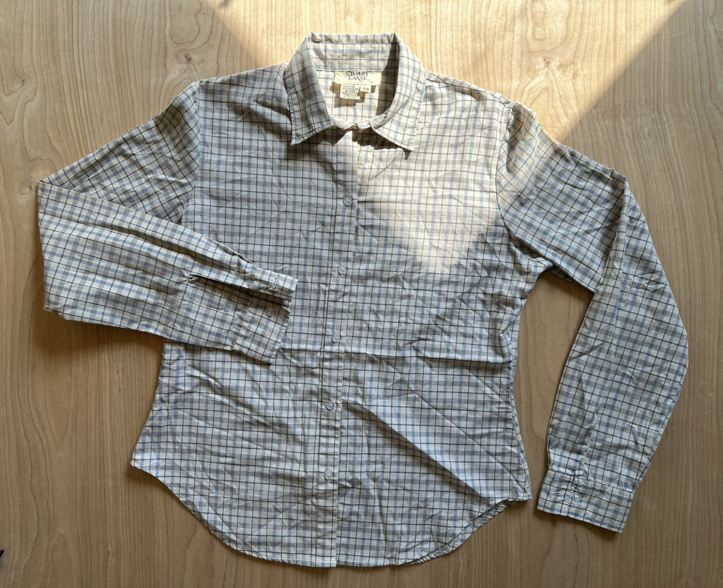 vintage 80’s womans BLOUSE button up lightwieght STUART LANG disco NEW WAVE