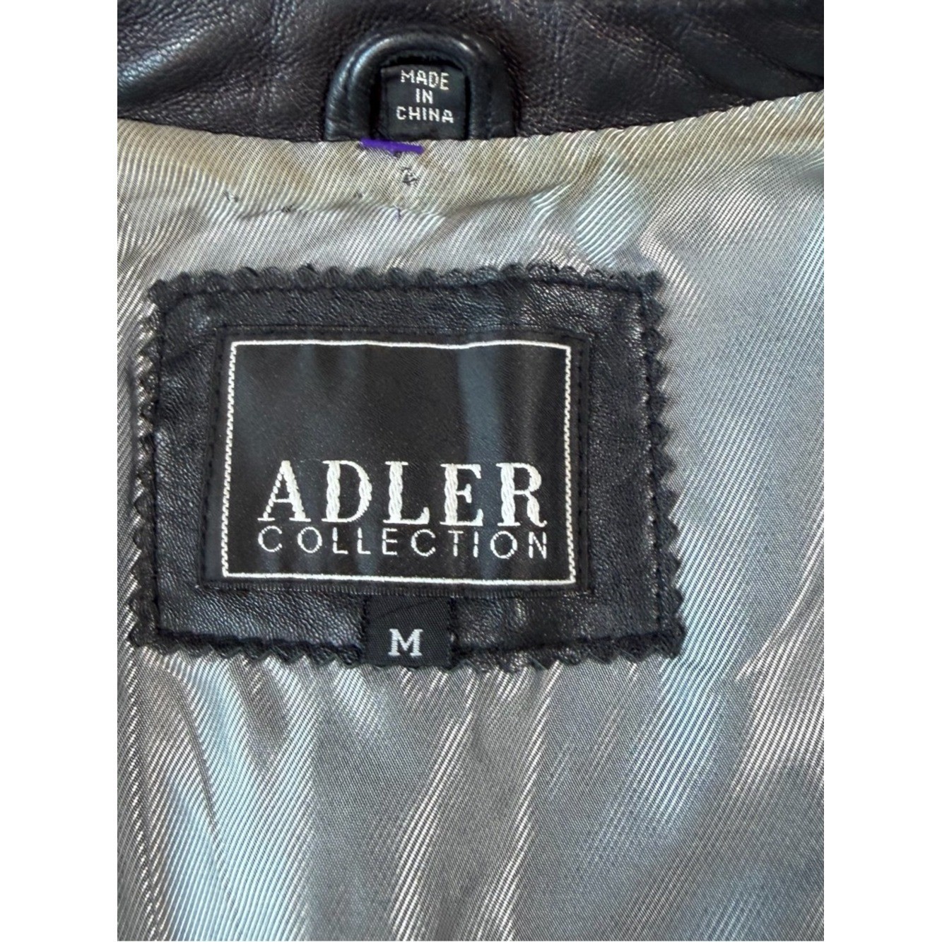 Vintage Adler Collection Genuine N.Z. Lambskin Leather Jacket