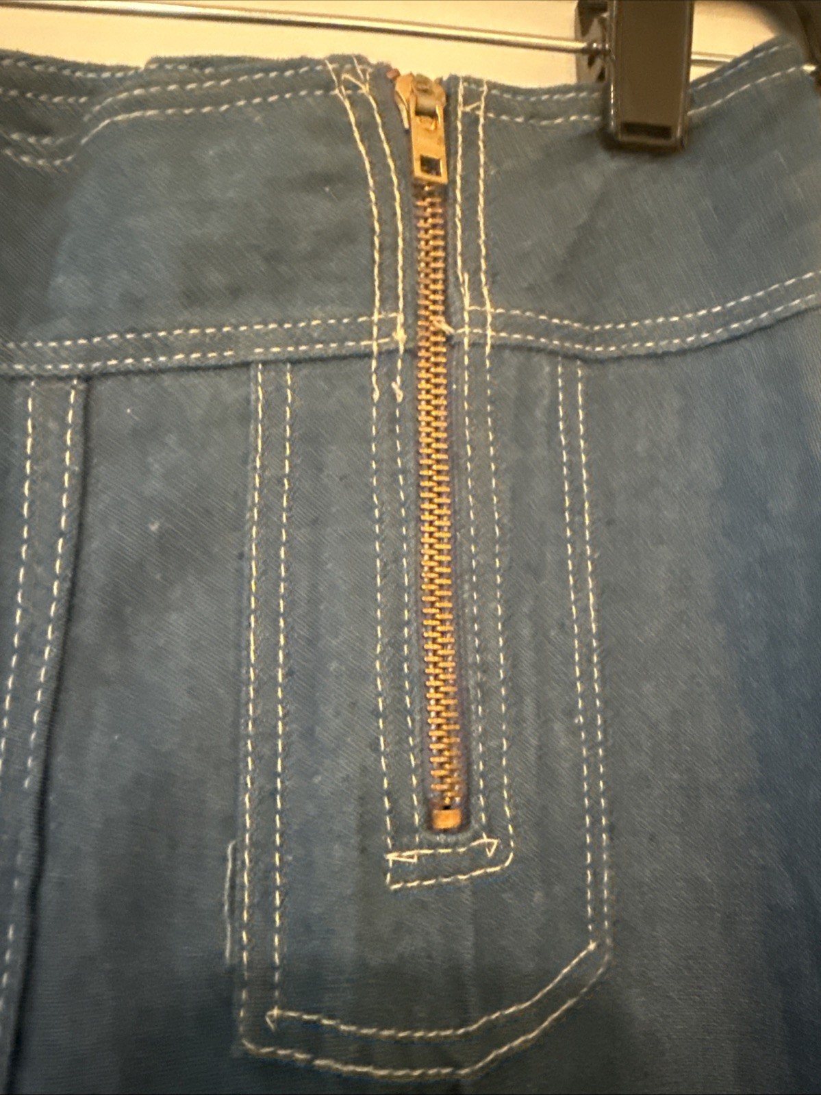 Vintage 1970s Stunning Maverick Double Zipper Jeans New With Tag Size 7/8