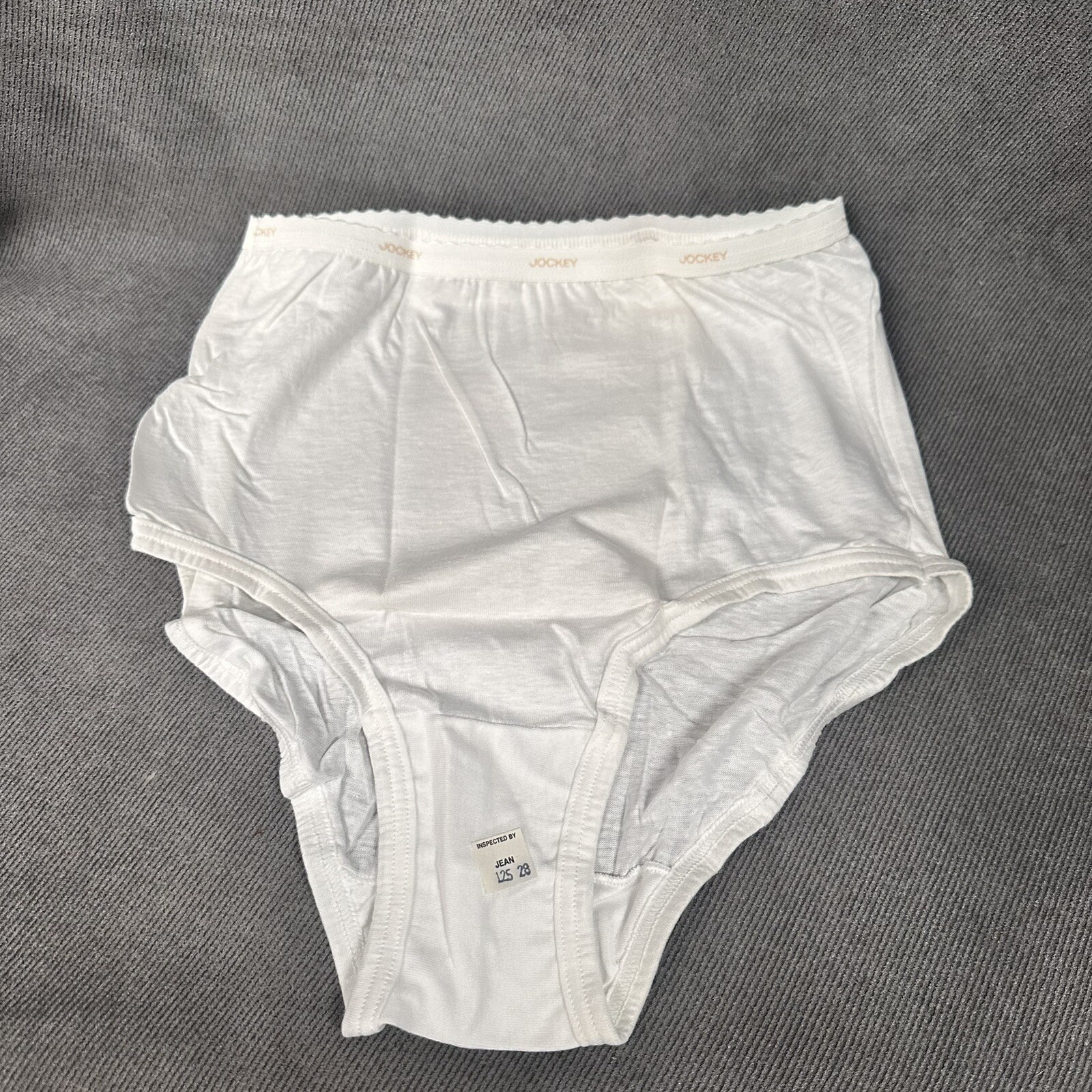 Vtg White 100% Cotton Briefs Underwear Panties NOS 1987 Jockey For Her Women’s 6