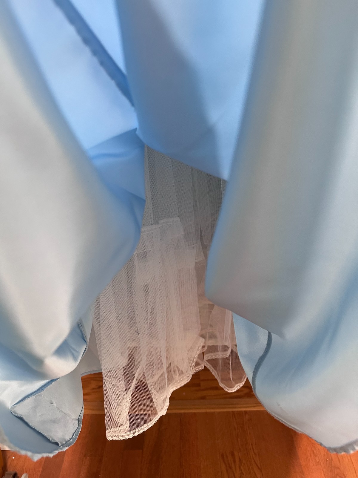 Vintage Gunne Sax 80’s Baby Blue Dress Prom Wedding/ Sequin/Tafetta/Size 13
