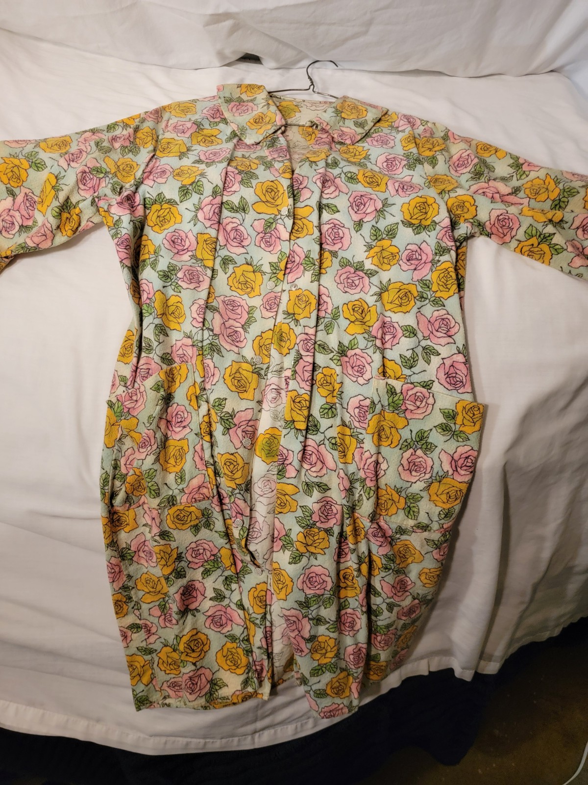 Vintage Floral House Dress and Nightgown sz Medium