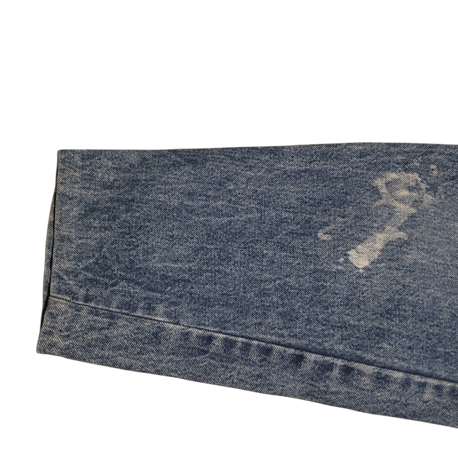 Vintage Sasson Modern Basics 29″ Waist Blue Denim Jeans Stained Distressed