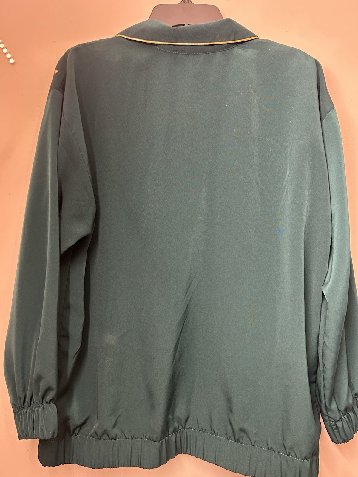 Silver Threads Vintage Jacket & Pants Set 80’s Emerald Green Size Medium Woman’s