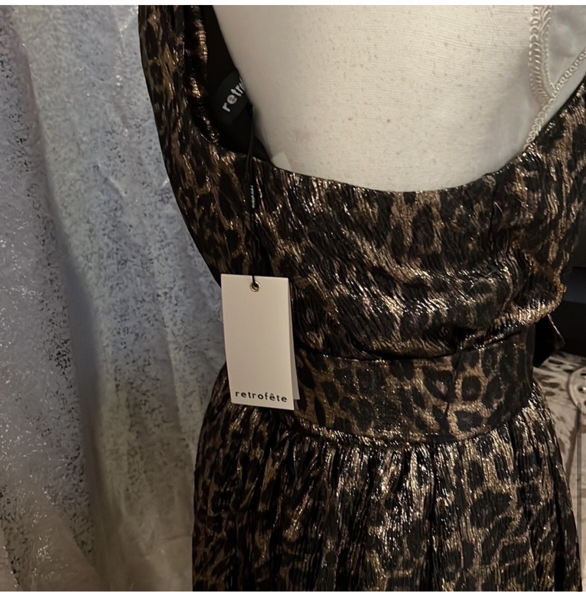 NTW Retrofete Mini Dress Open Shoulder