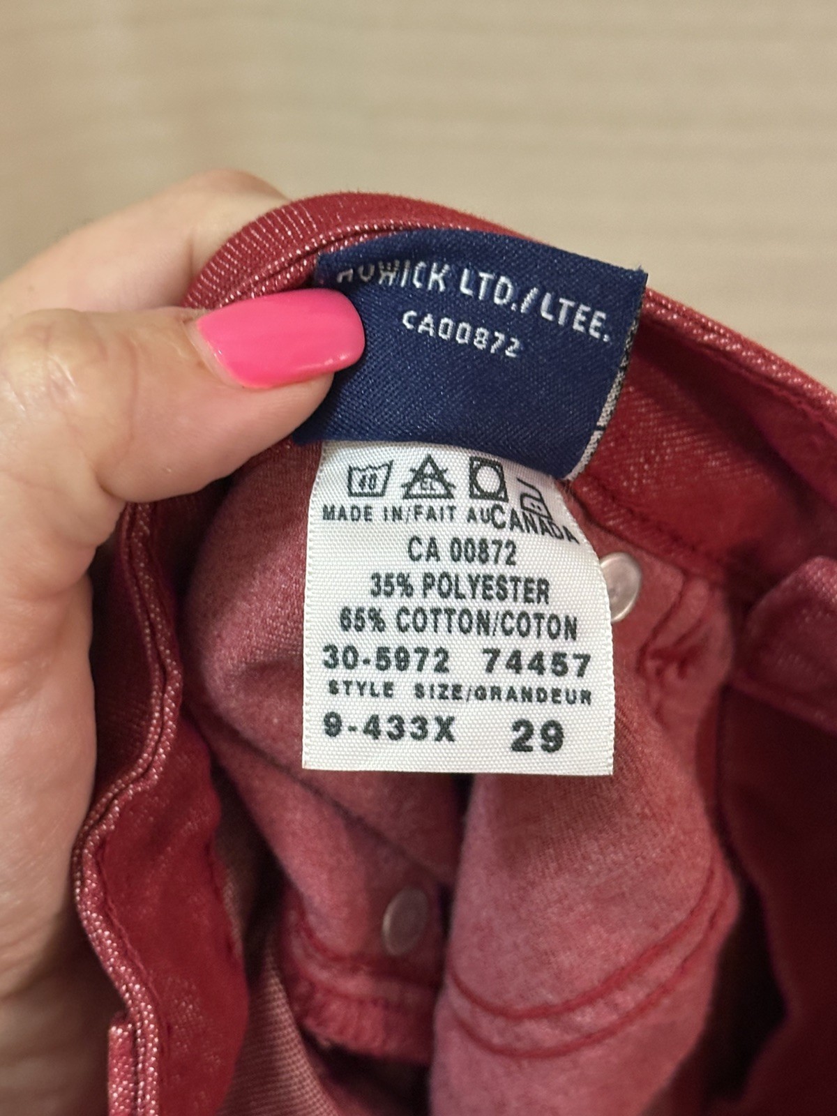 NWT Ikeda 700 Series Y2K 2003–2007 Red Flare Jeans Low Rise Women’s 29