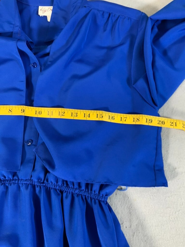 Vintage Women’s Kay Brandon for H&A blue Dress Elastic Waist 11/12V