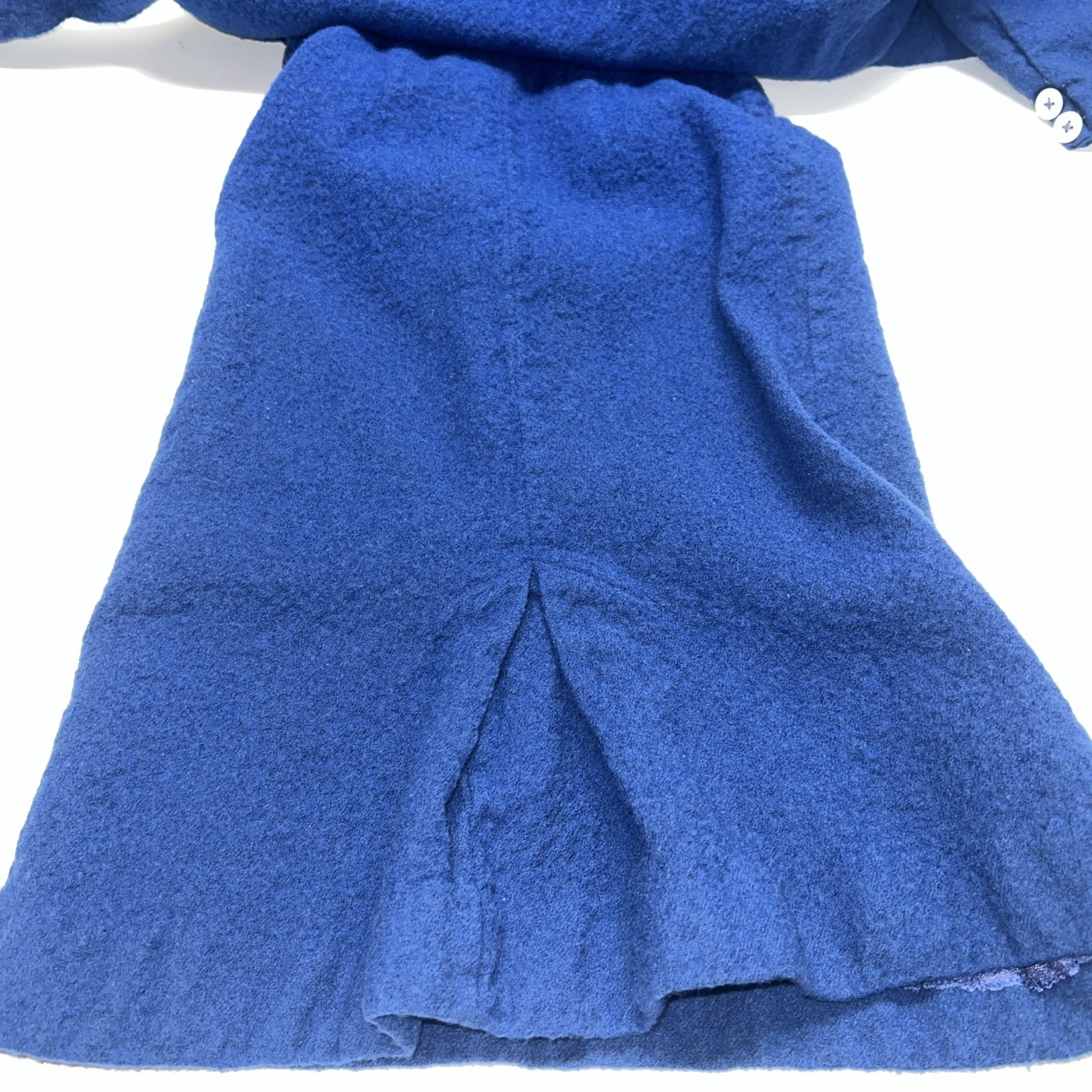 Vintage Marie Phillips Blue Sash Dress No Belt RARE