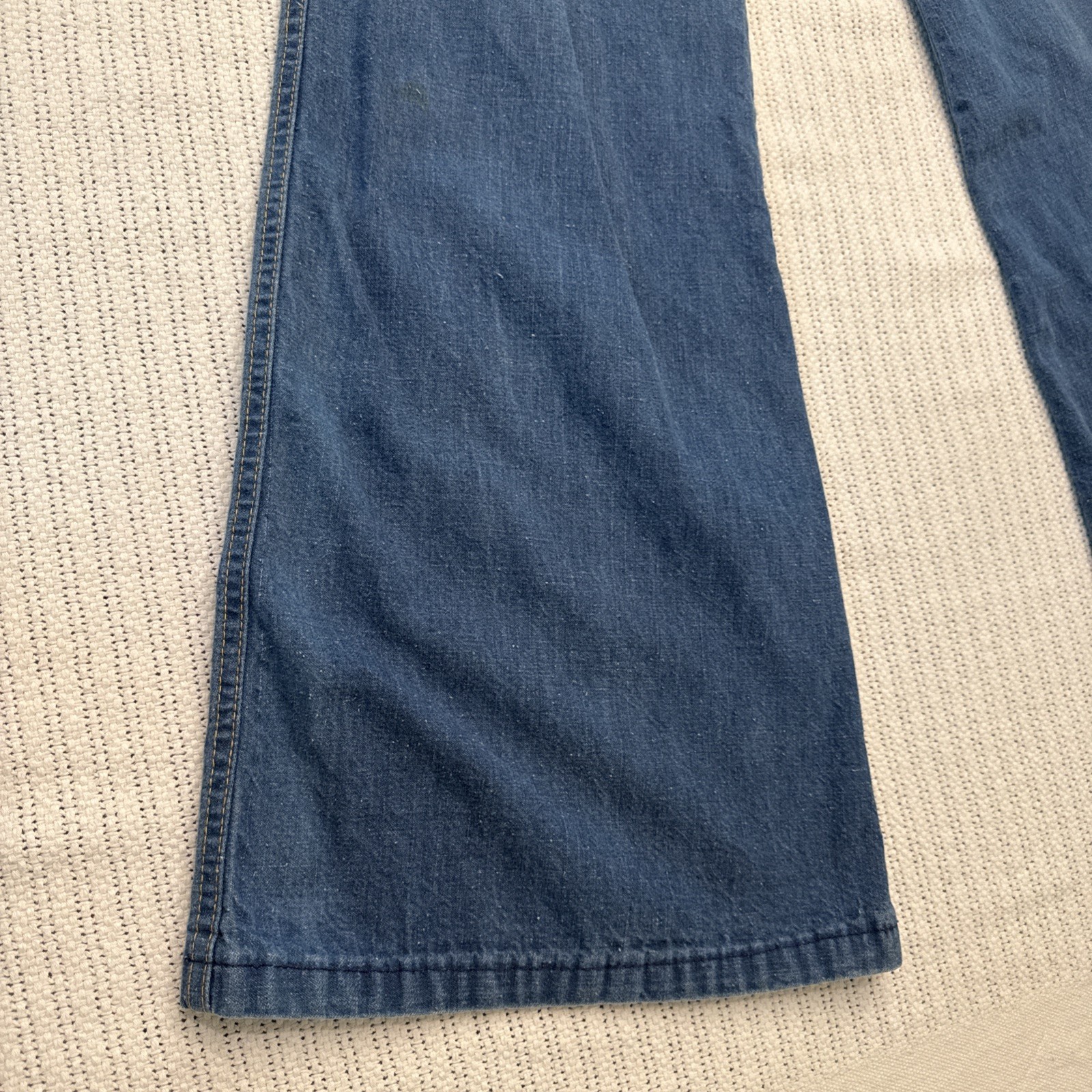 Vintage 70s Rappers Flared Bell Bottom Denim Jeans Women’s 28 X30 Medium