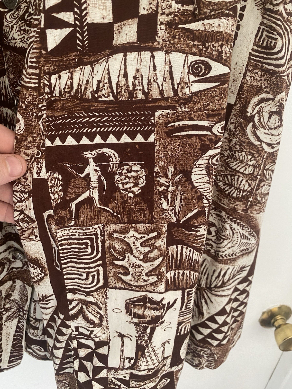 Vtg 50s 60s The Kahala Hawaiian Skirt With Pockets Made In Honolulu Hawaii