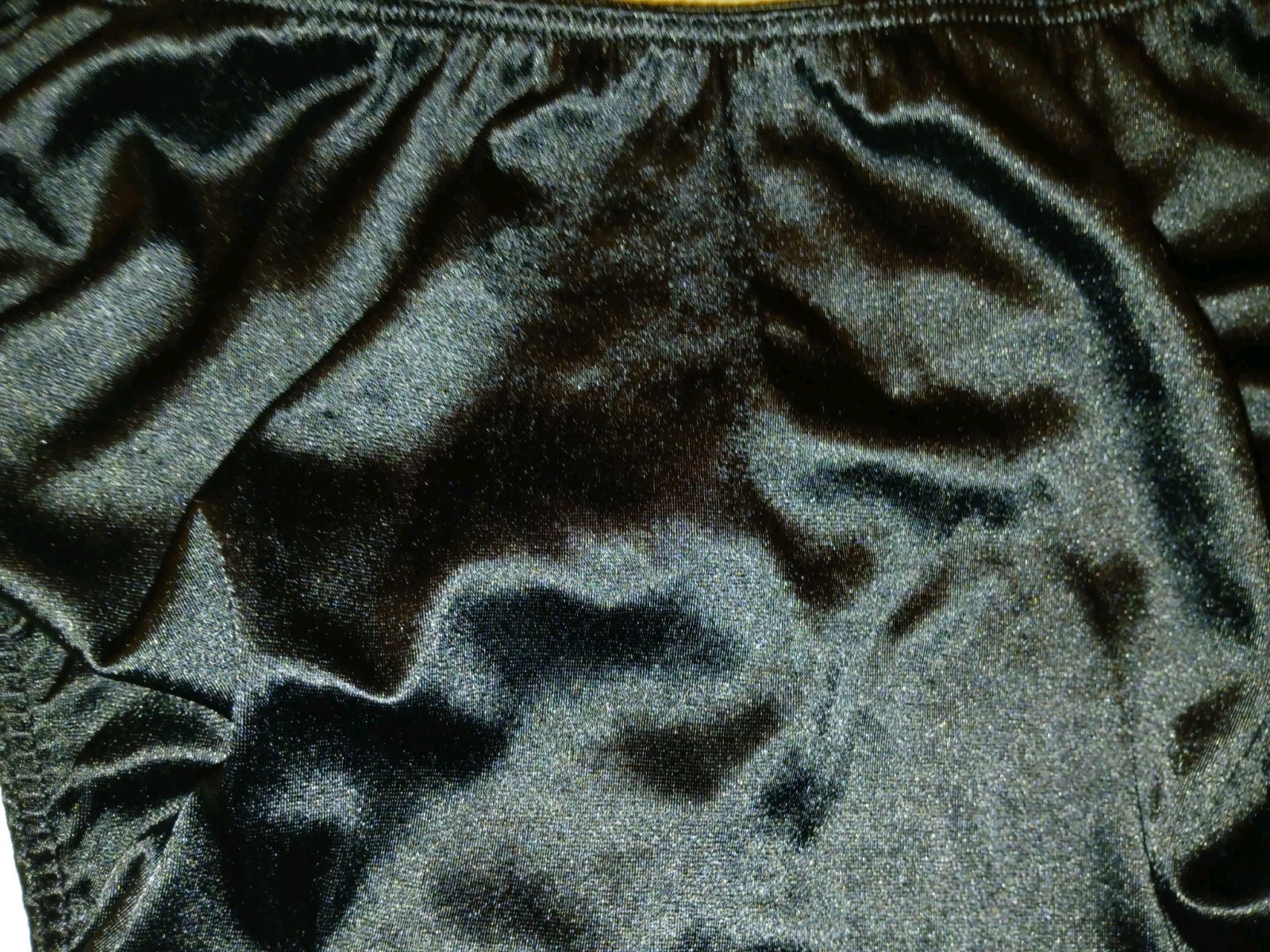 Vintage 90s Victoria’s Secret Black Satin Second Skin Hipster Bikini Panties M