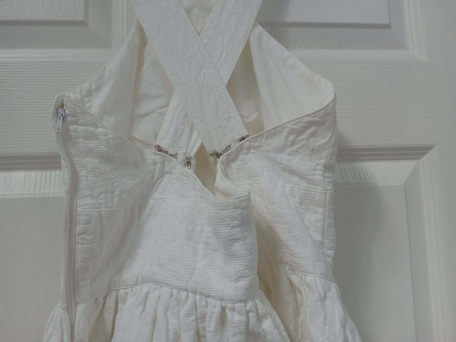 VTG Sonia Rykiel White Cotton Elegant Dress Excellent Condition