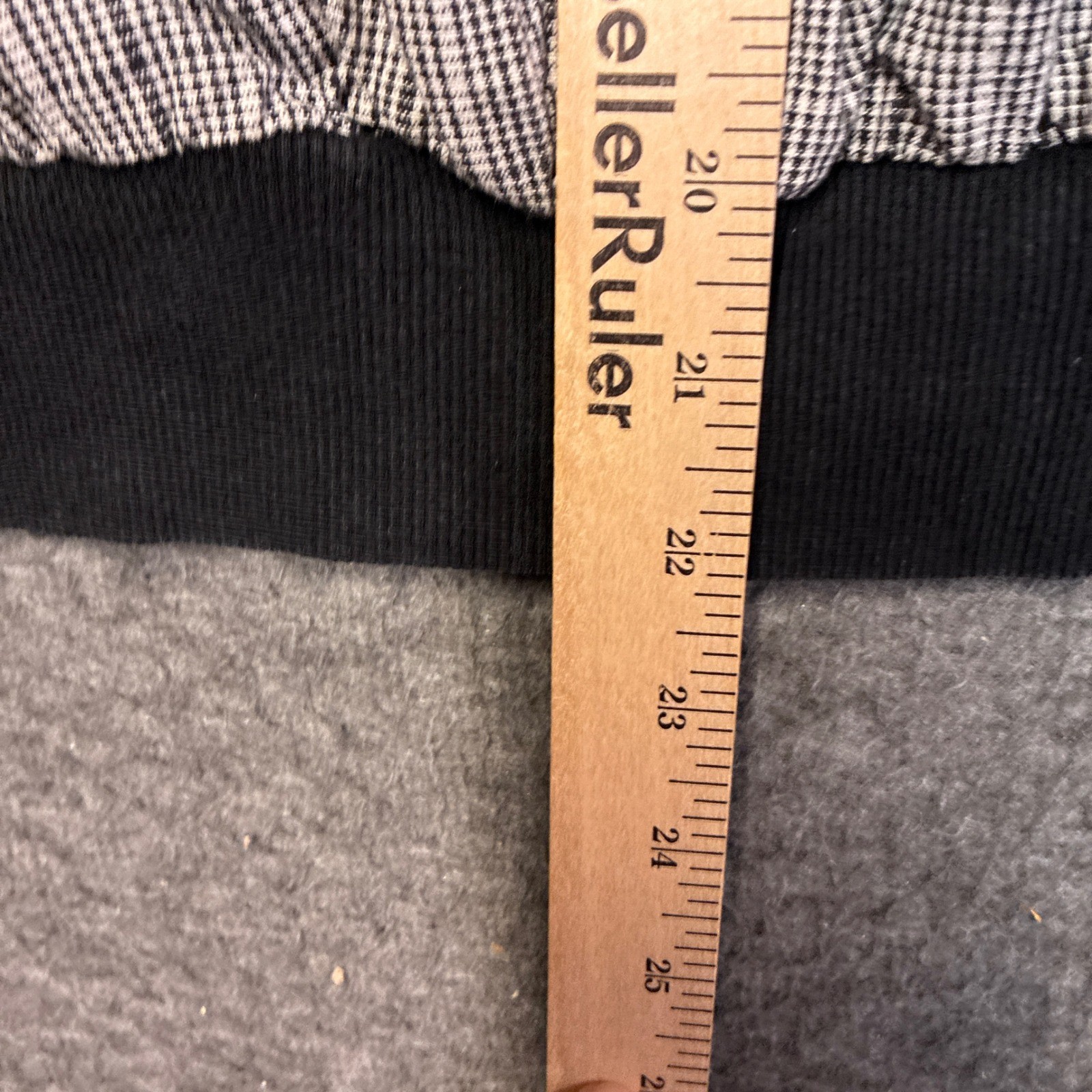 Vintage Dockers Levi’s Harrington Jacket Women Medium Black White Plaid Cropped