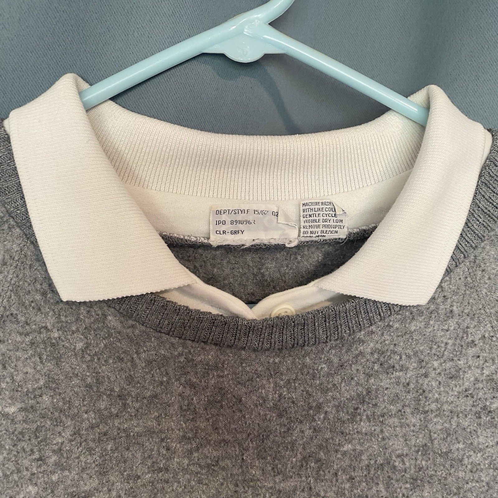 Lot Of 3 Vintage Women’s 2xl Delos Sweaters Teal Gray Purple Collar Preppy 80’s