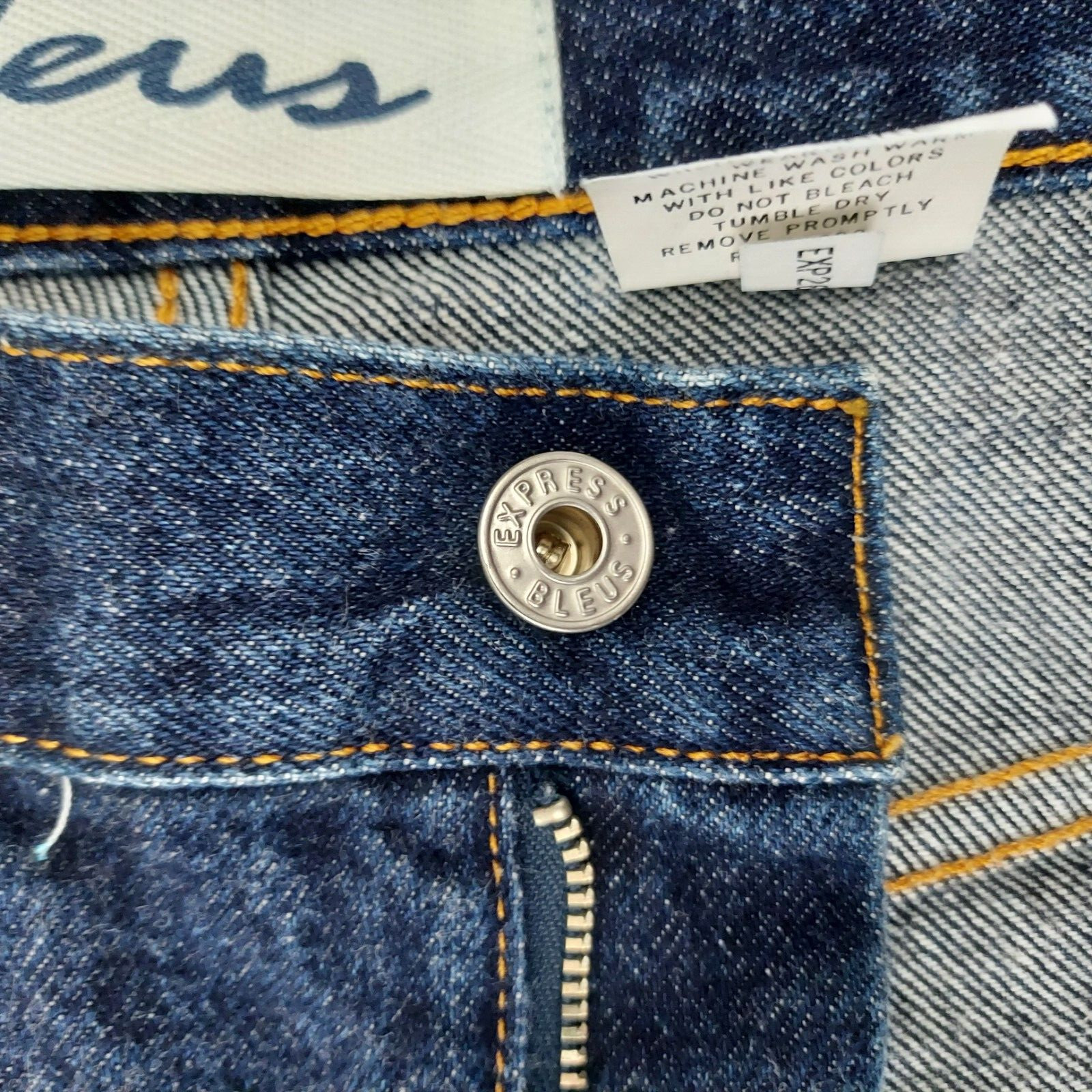 Vintage 90s Limited Express Blues High Rise Capri Flare Jeans 9/10 Dark Wash