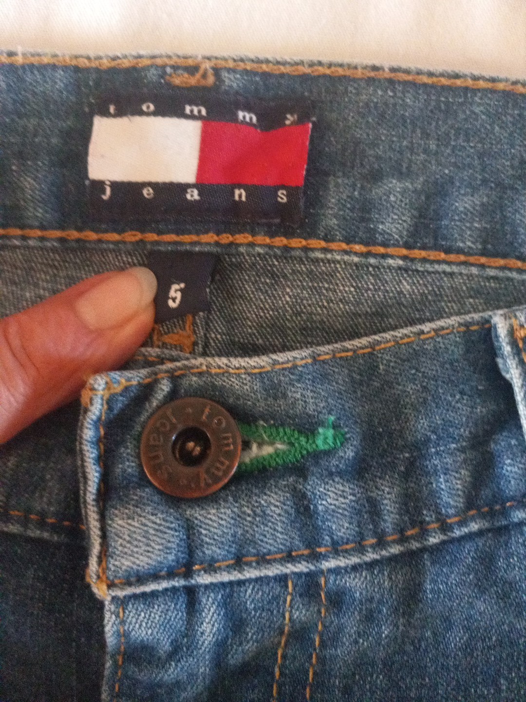 Vintage Women’s Tommy Hilfiger Uav-Uav Tommy Jeans Sz 5 Straight Med Rise