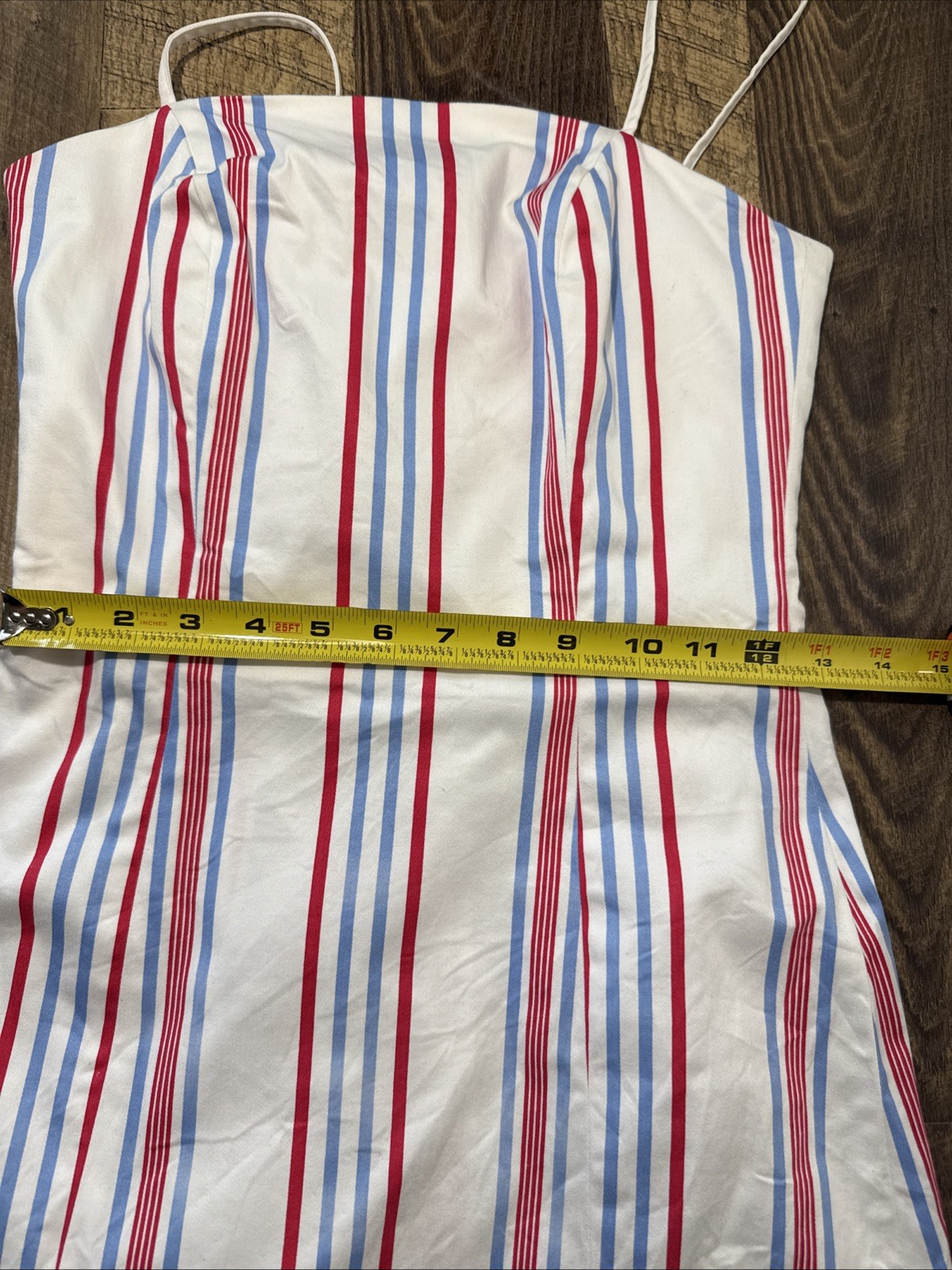 Vintage Melanie Apple Nautical Sundress Sleeveless Form Fitting Sheath Dress Sz2