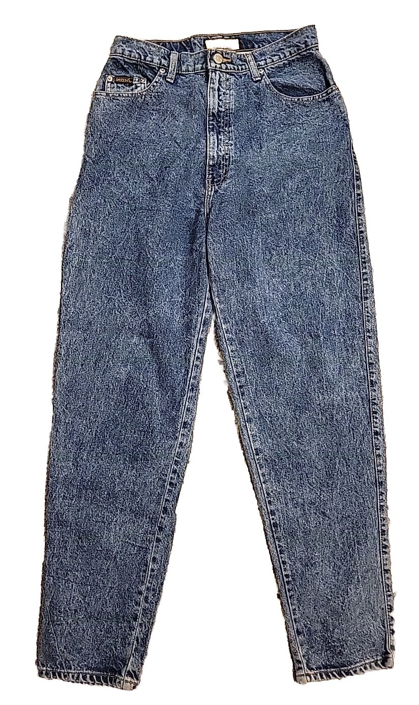 Vintage 80’s Sasson Modern Basics Mom Jeans Super High Waist Back 28″ Sz 14