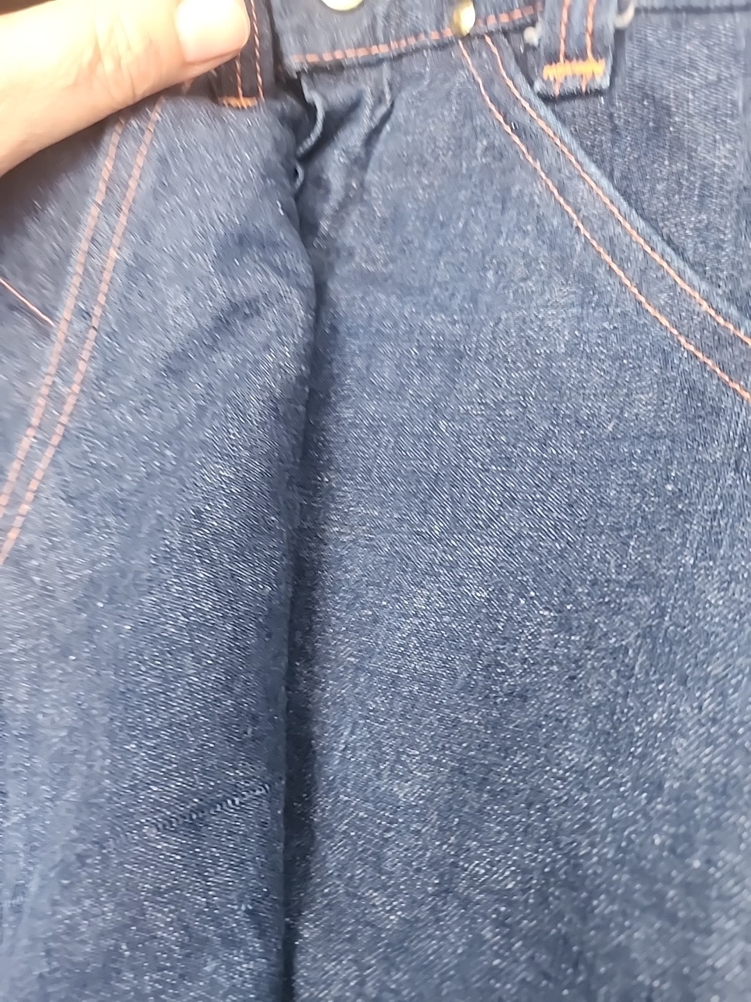 Vintage 70s Ely Denim Jeans Carpenter Dungaree Pants size 24×32 Dark Nwot
