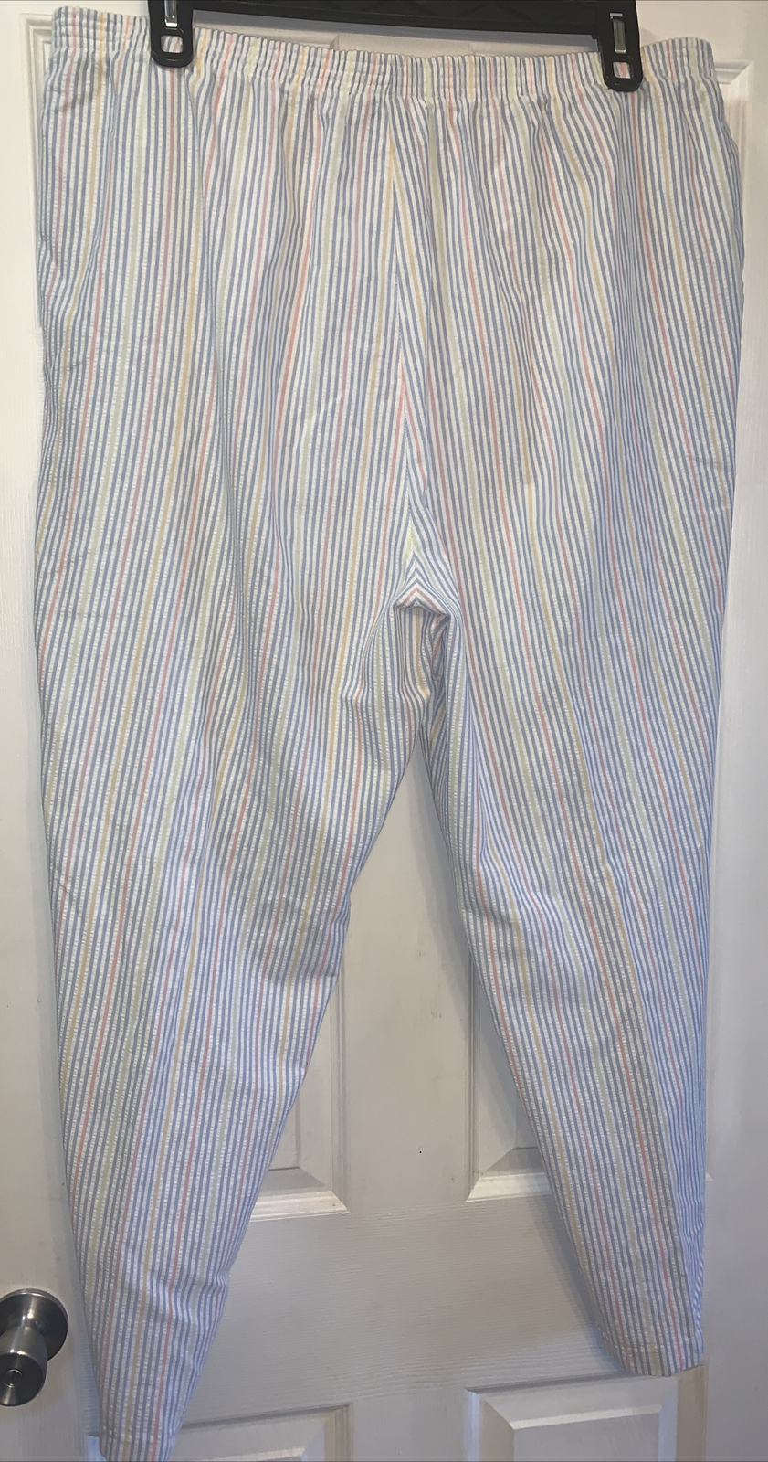 Vintage Cricket Lane Striped Seersucker Pants Size 22 WP