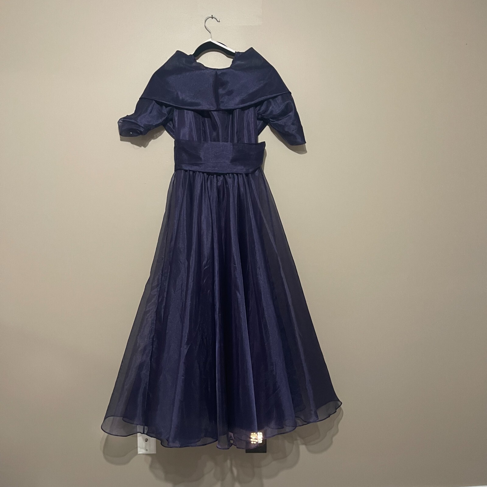 Vintage Watters & Watters Royal Purple Cocktail Dress, Size 4