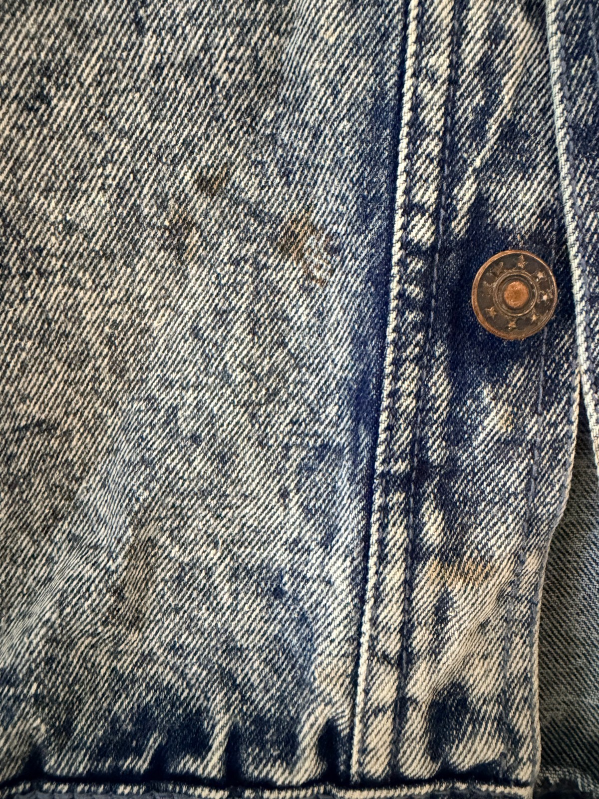 Vintage Limited Express Acid Wash Denim Jacket Batwing Oversized 80s 90s USA