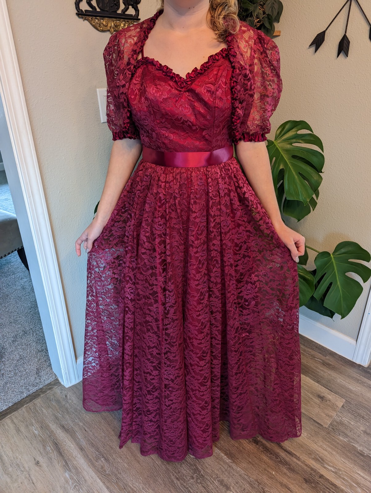Vtg Fancy Frocks Phyllis Gerrans Southern Belle Prom Formal Gown Sz 5 pageant