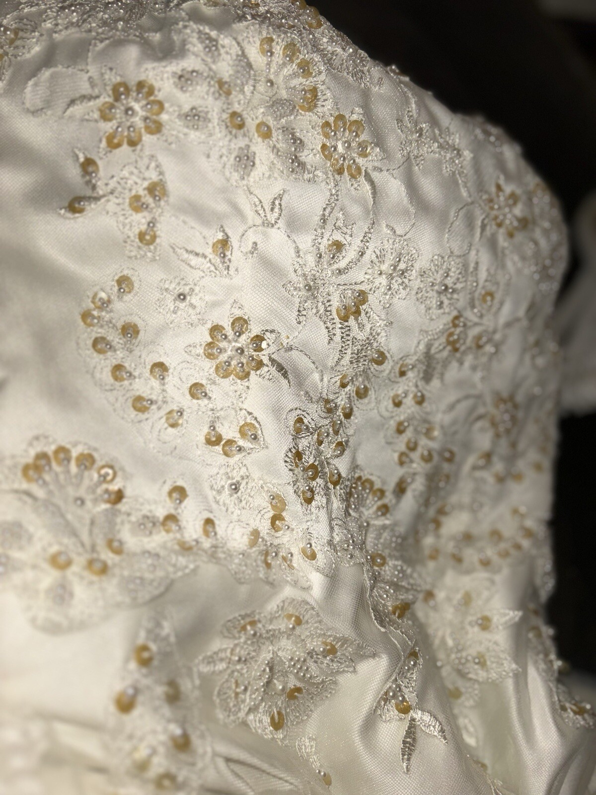 Classy And Classic, Deneki’s, Beaded Lace And Train