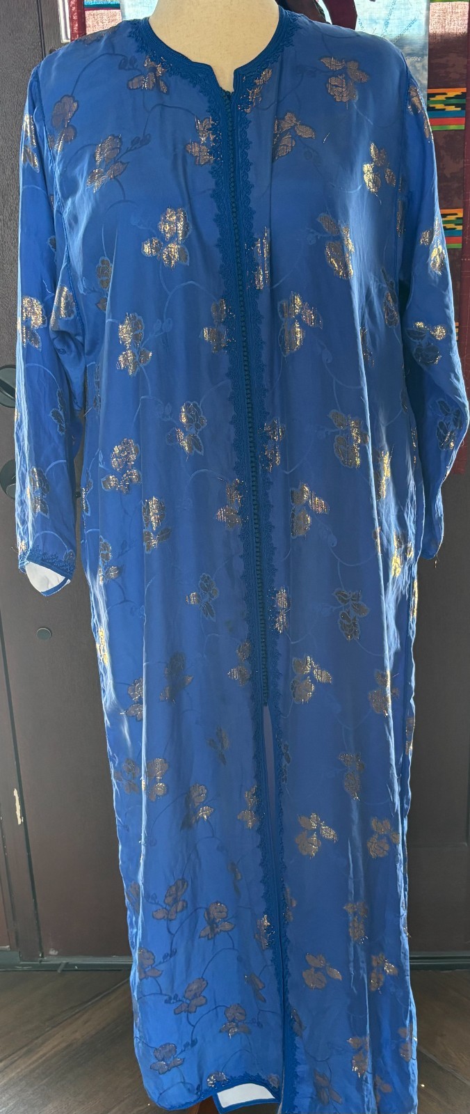 Vtg mid 60’s – 70’s 2pc Moroccan Caftan Set Sz M-L