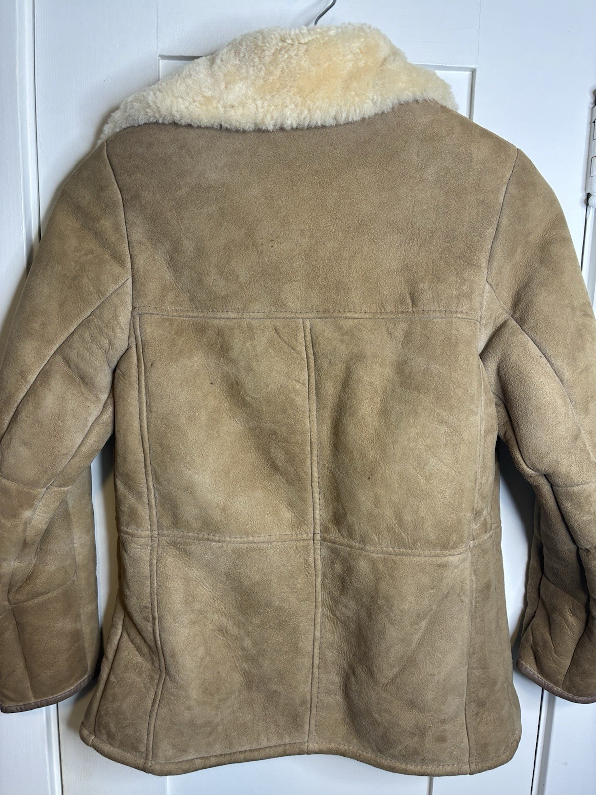 Vintage Homestead Genuine Shearling Coat Made In New Zealand Women’s 14