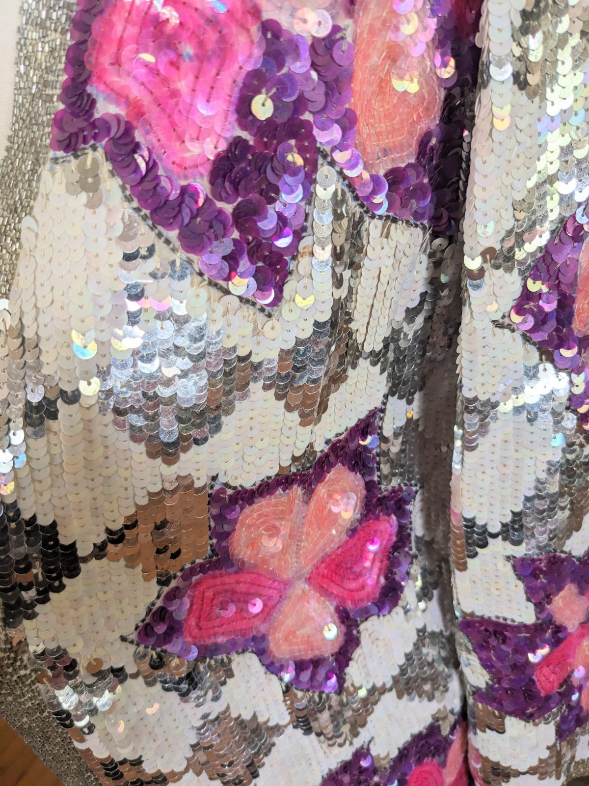 Vintage 1980s Jean for Joseph Le Bon Pure Silk Sequin Trophy Jacket