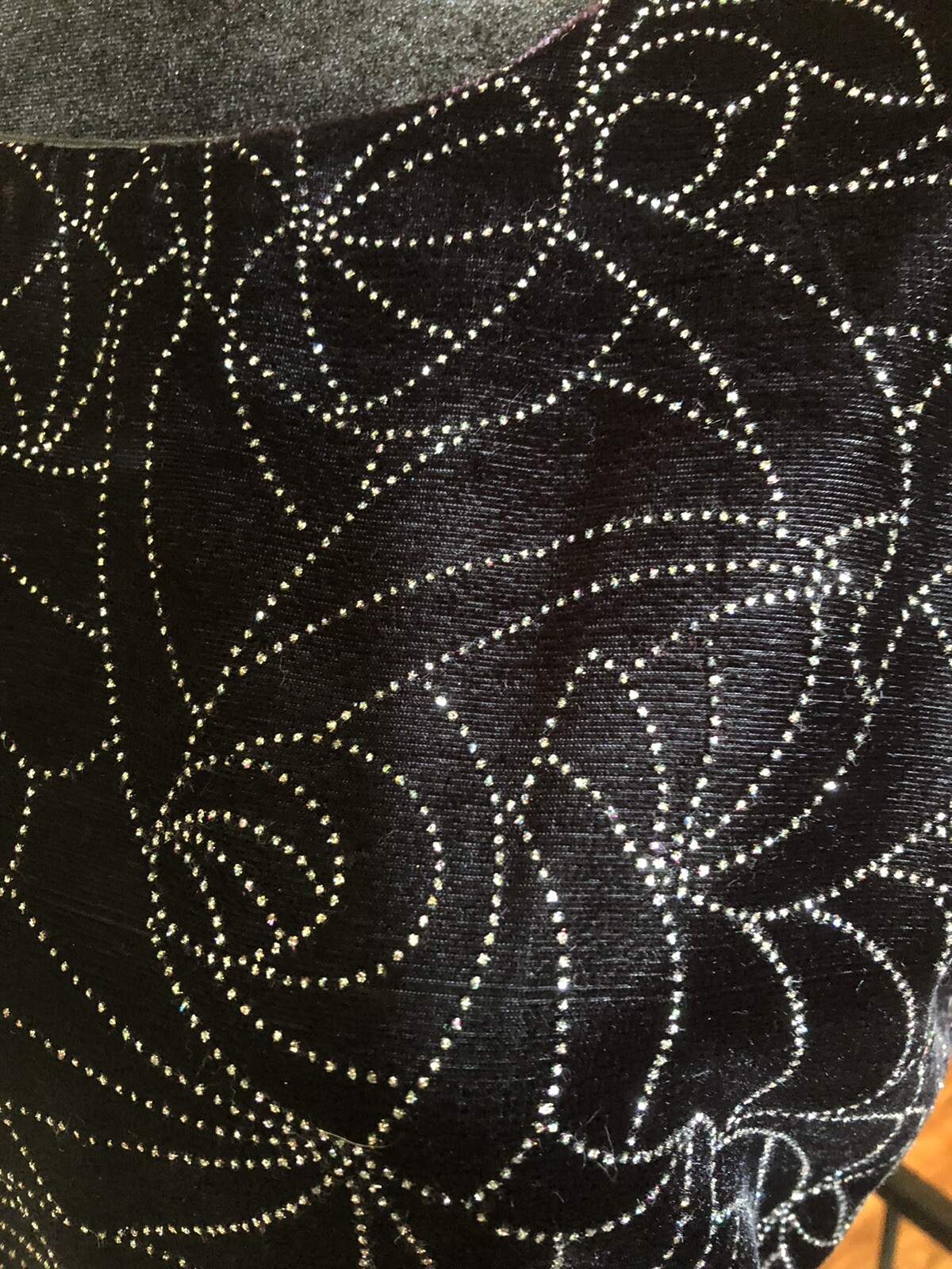 Vintage 60’s FILIGREE Black Silver Rockabilly Country Singer Dress Costume SZ 6