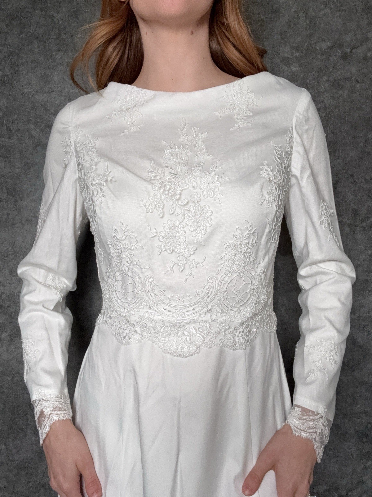 ✨ Rare 1970s Handmade Vintage Wedding Dress – Restored, Pristine Condition ✨