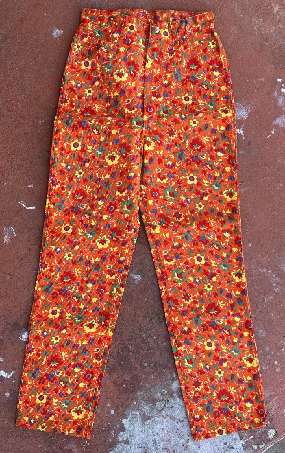 VTG NOS ‘70s Maverick Blue Bell Corduroy Hippie Mod Girls size 12 deadstock Tags