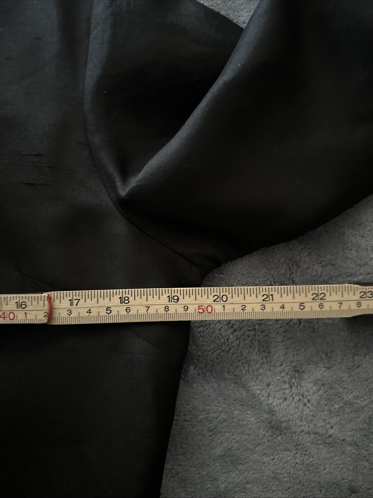 Silk land Vintage 100 % SILK Blouse SIZE Small Black Long Tunic 90s Y2K