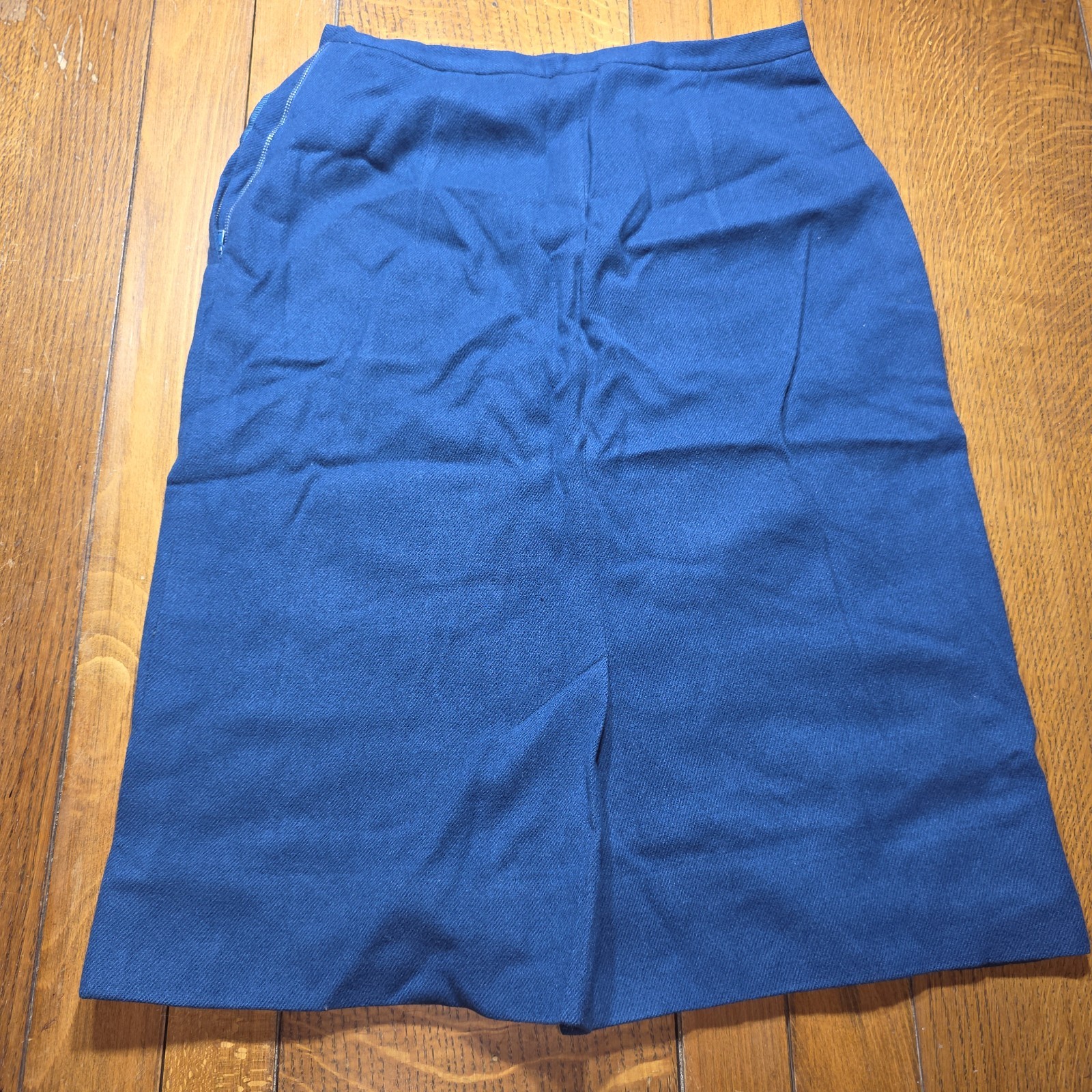 Vintage 60s-70 Donovan Galvani Woman’s Skirt Blue 26″ Mod Reto