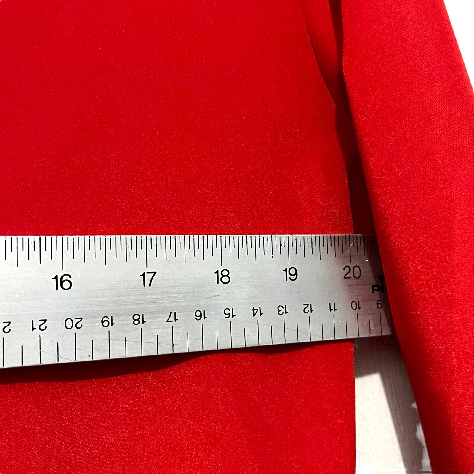Secretary Librarian Top Blouse Women Size 6 Peters & Ashley Red Polyester Retro
